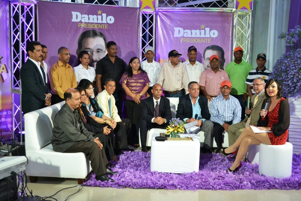 Participación de partidos aliados en Cierre de Campaña del PLD Moca